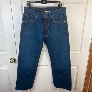 Men's Ira Hoss Rhinestone Beaded Stingray Jeans